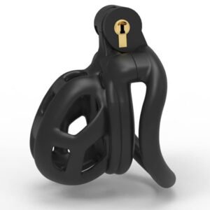 siyah penis kafesi ürününün ön görünümü