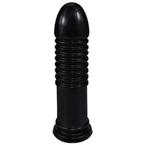 Boğumlu Siyah Anal Plug detaylı görünüm