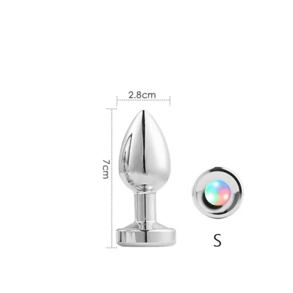 Kompakt ve taşınabilir ışıltılı metal plug.