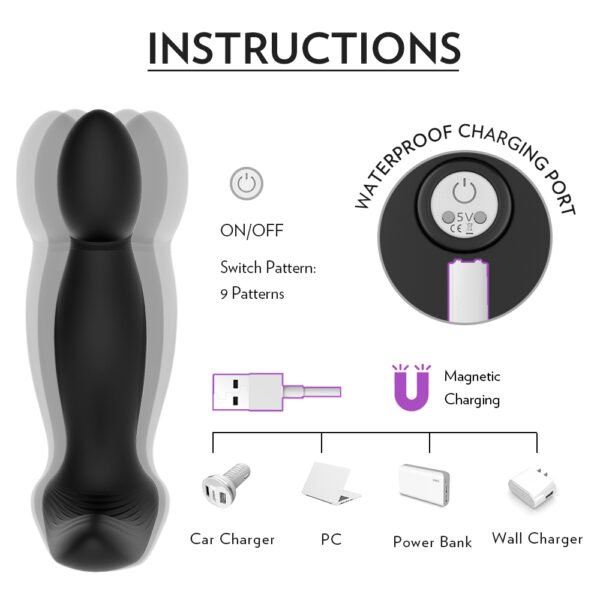 Çoklu fonksiyonlu 3 bölgeli anal vibratör