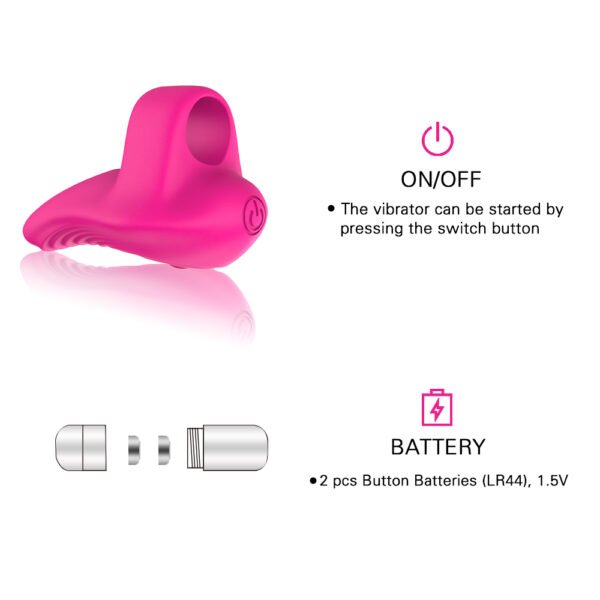 Parmak vibratörü 6.8 cm uzunluğunda
