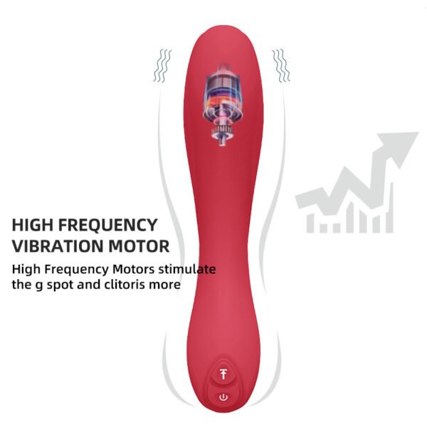 Eğimli g nokta vibratörü şık pembe renk