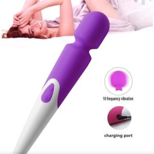 Şarjlı fairy wand vibratör ile derin rahatlama