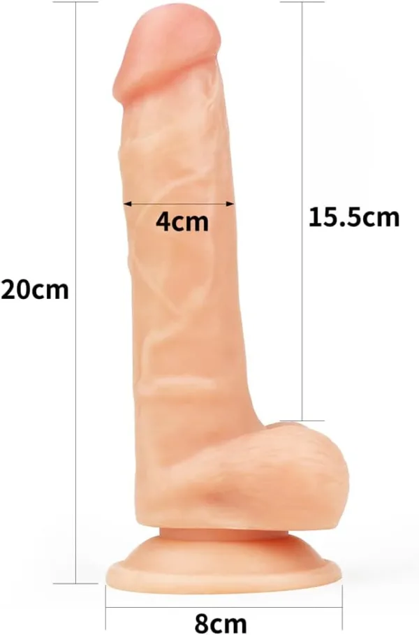 içi dolu realistik penis medikal silikon