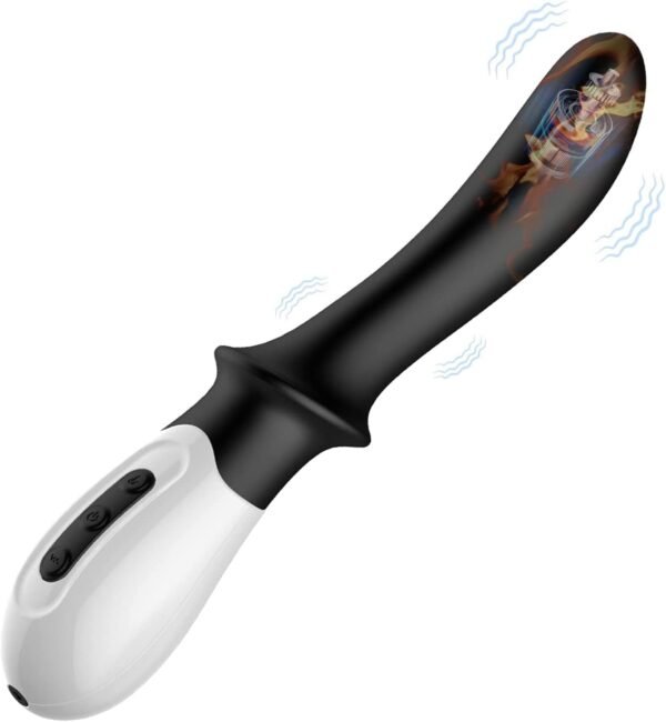 Ergonomik tabanlı ısıtmalı vibratör