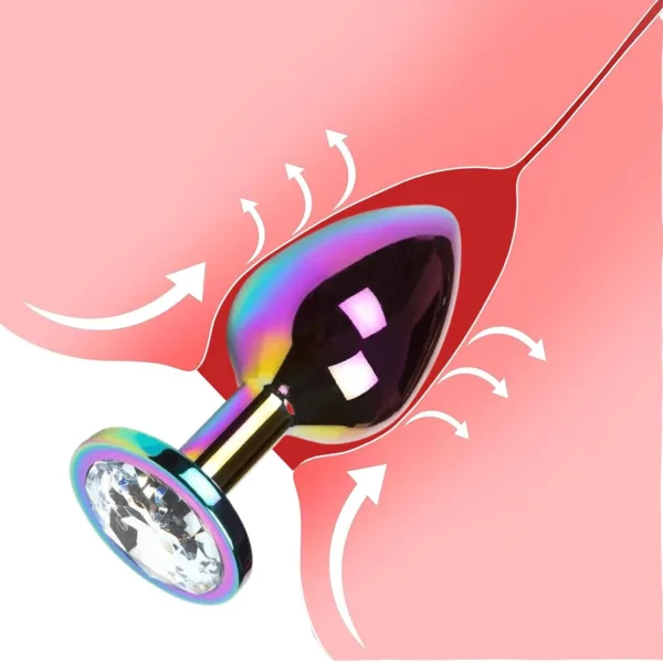 Pürüzsüz yüzeyli multicolor alüminyum plug.