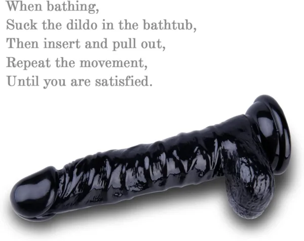 içi dolu realistik dildo esnek form