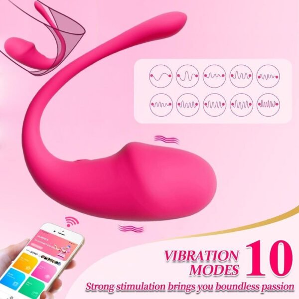 USB şarjlı APP kontrollü vibratör, her an hazır.