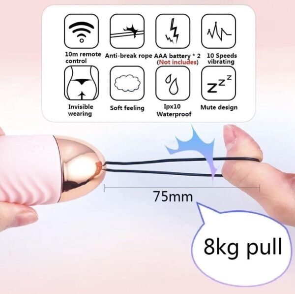 Sessiz çalışan giyilebilir yumurta vibratör