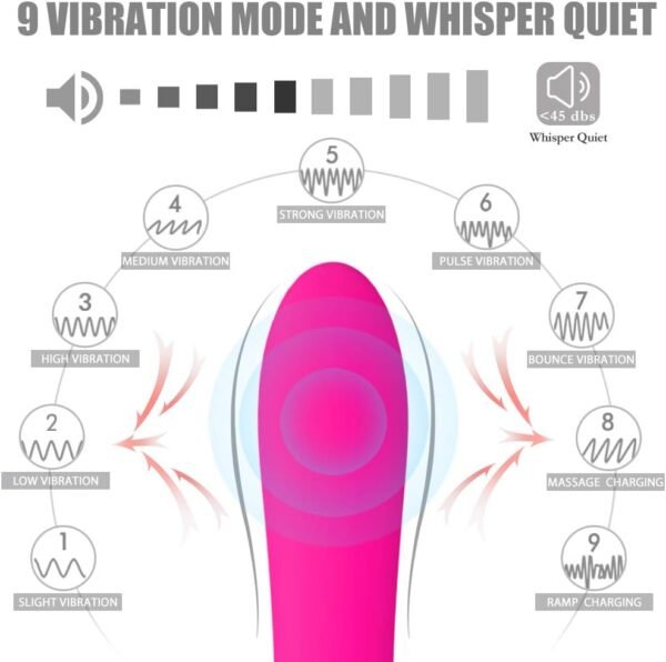USB şarjlı ısıtmalı vajinal vibratör