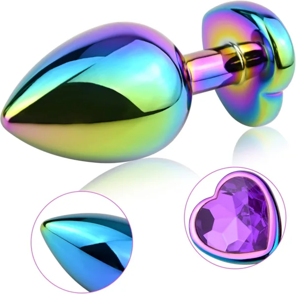 Ergonomik tasarımlı multicolor alüminyum plug.