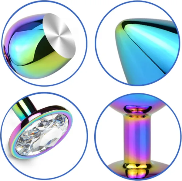Renkli kaplama ile multicolor alüminyum plug.