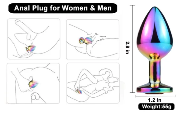 Alüminyum alaşımlı multicolor plug.