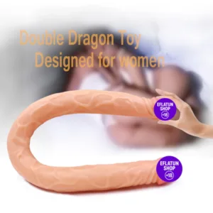 Esnek yapıda çift uçlu dildo