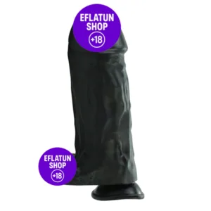 Büyük siyah dildo yakın çekim görseli