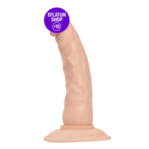 Dokulu vantuzlu dildo gerçekçi detaylarıyla öne çıkar
