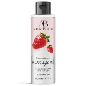 Çilek aromalı masaj yağı