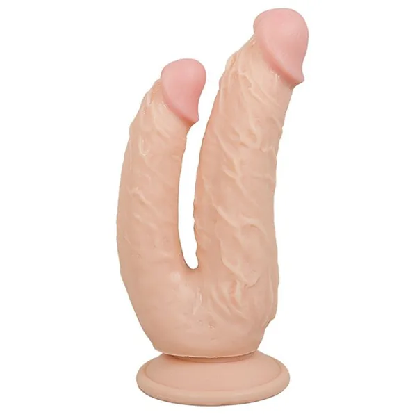 Kalın ergonomik çift taraflı dildo