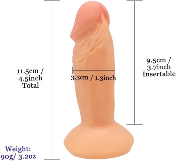 Kolay taşınabilir gerçekçi dildo