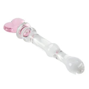 Boğumlu cam dildo ürünü