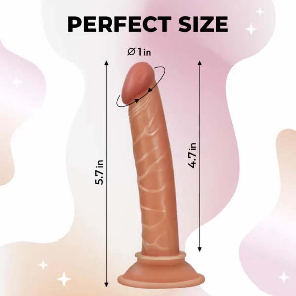Vücut dostu kahverengi anal dildo