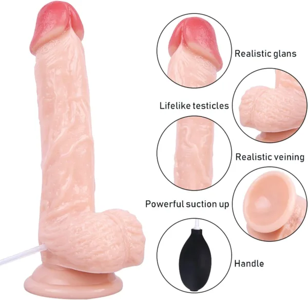 Basınçlı fışkırtmalı dildo modeli