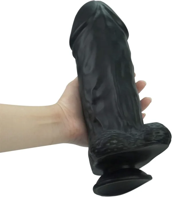 Su geçirmez siyah dildo