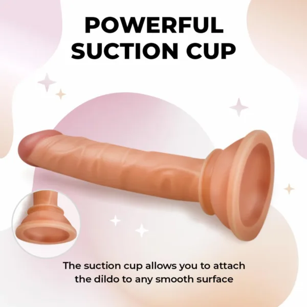 Orta boy kahverengi anal dildo