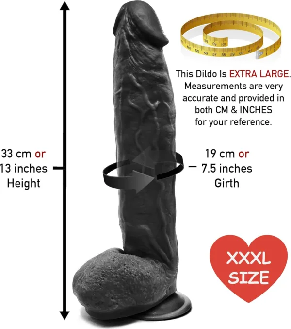 Su geçirmez gerçekçi vantuzlu dildo