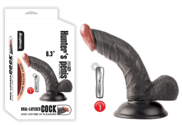 Fonksiyonlu realistik penis vibratör hem iç hem dış uyarım yapar
