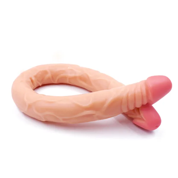 Partnerle kullanım için çift uçlu dildo