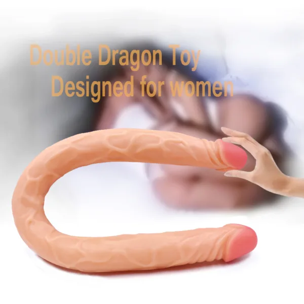 Silikon çift uçlu dildo