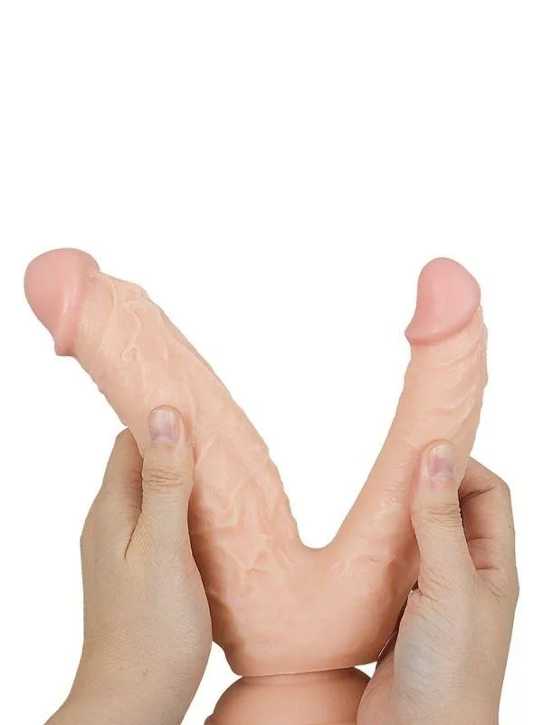 Esnek ergonomik çift taraflı dildo