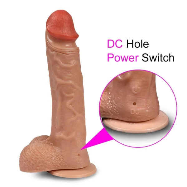 Derin uyarım sağlayan döner dildo görseli