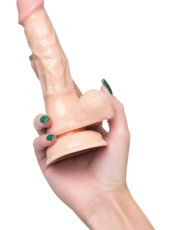 Nokta vuruşlu masaj etkili dildo